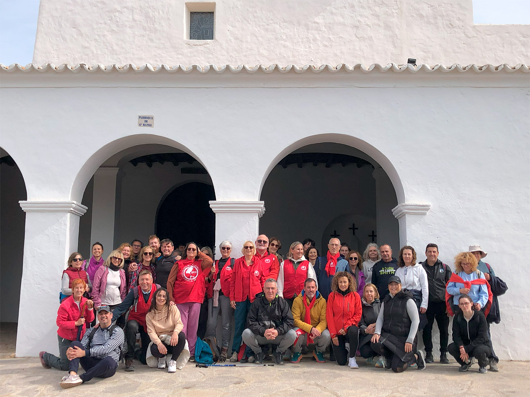 Charity walk through the Es Broll de Buscastell valley